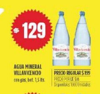 Supermercados Vea Agua Mineral Villavicencio oferta
