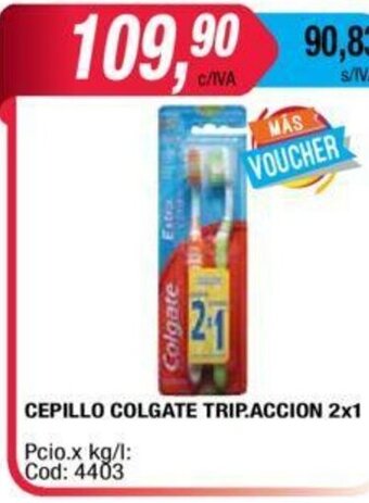 Maxiconsumo Colgate Cepillo Trip.Accion 2x1 oferta