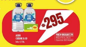 Supermercados Vea Agua Cuisine & Co oferta