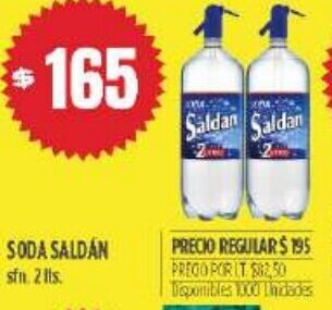 Supermercados Vea Soda Saldán oferta