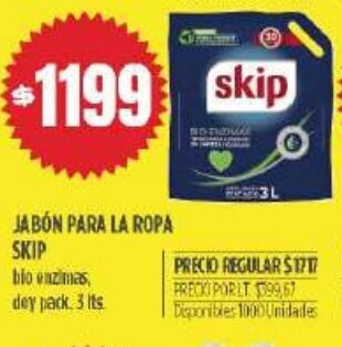 Supermercados Vea Jabón Para La Ropa Skip oferta