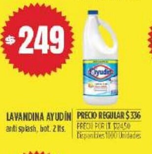 Supermercados Vea Lavandina Ayudín oferta