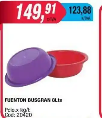 Maxiconsumo Fuenton Busgran 8Lts oferta