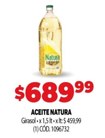 Makro Aceite Natura oferta