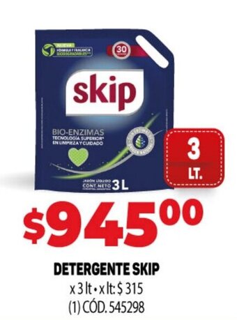 Makro Detergente Skip oferta