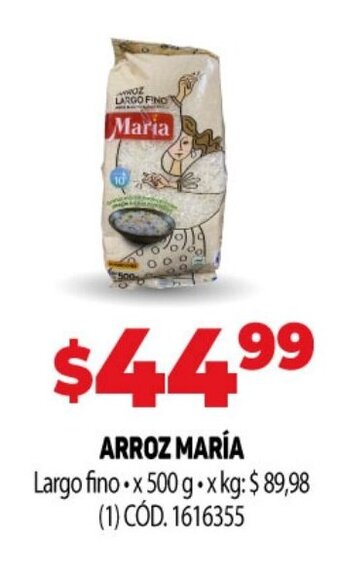 Makro Arroz María oferta