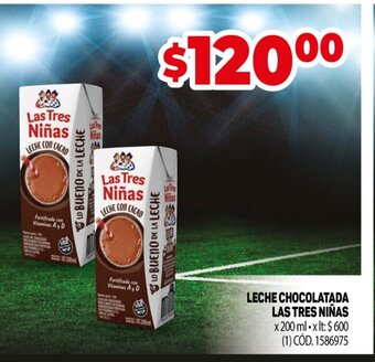 Makro Leche Chocolatada Las Tres Niñas oferta