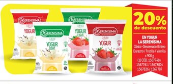 Makro En Yogur La Serenisima oferta