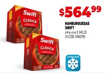Makro Hamburguesas Swift oferta