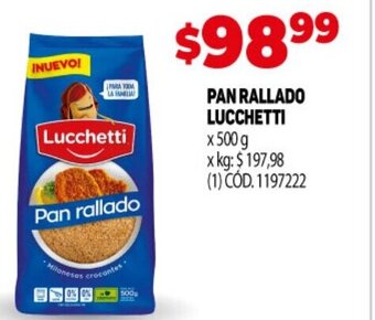Makro Pan Rallado Lucchetti oferta
