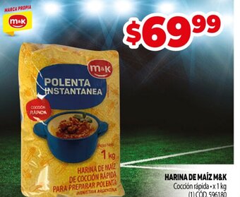 Makro Harina de Maíz M&K oferta