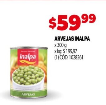 Makro Arvejas Inalpa oferta