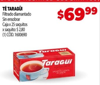 Makro Té Taragüi oferta