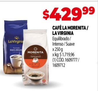 Makro Café La Morenita / La Virginia oferta