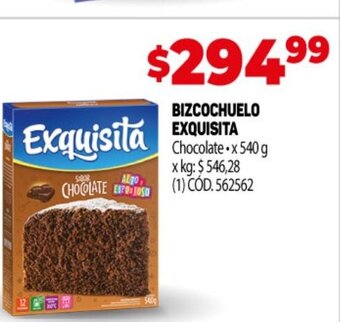 Makro Bizcochuelo Exquisita oferta