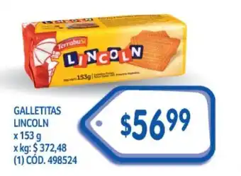 Makro Galletitas Lincoln x 153g oferta