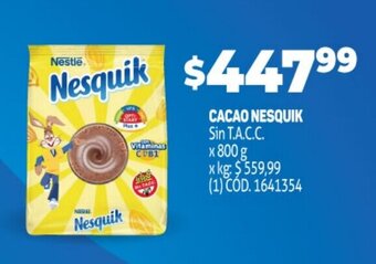 Makro Cacao Nesquik oferta