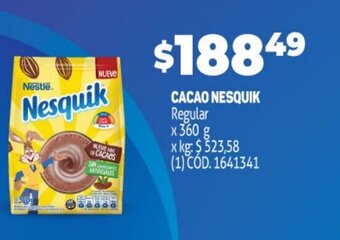 Makro Cacao Nesquik oferta