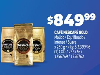 Makro Café Nescafé Gold oferta