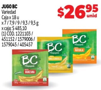 Makro Jugo BC oferta