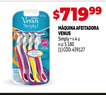Makro Máquina Afeitadora Venus oferta