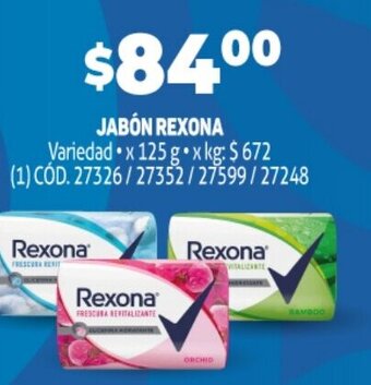 Makro Jabón Rexona oferta