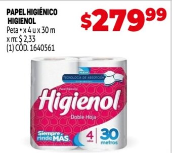 Makro Papel Higiénico Higienol oferta