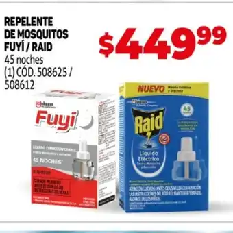 Makro Repelente de Mosquitos Fuyí/Raid oferta