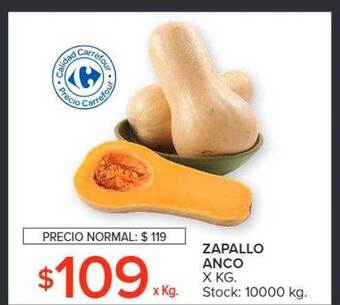 Carrefour Zapallo anco oferta