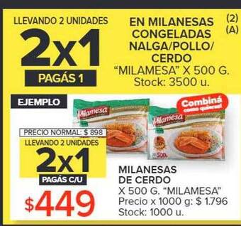 Carrefour Milanesas de cerdo oferta