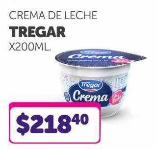 La Gallega Supermercados Crema de leche tregar oferta