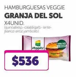 La Gallega Supermercados Hamburguevas veggie granja del sol oferta