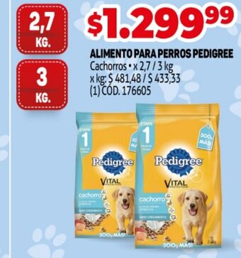 Makro Alimento Para Perros Pedigree oferta