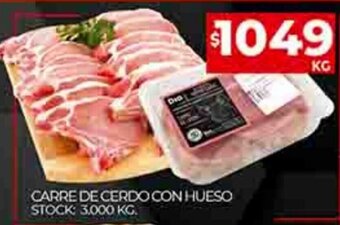 Supermercados DIA Carre de Cerdo Con Hueso oferta