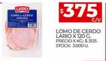 Supermercados DIA Lomo De Cerdo Lario x 120g oferta