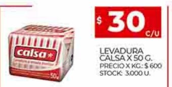 Supermercados DIA Levadura Calsa x 50g oferta