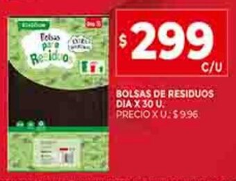 Supermercados DIA Bolsas De Residuos Dia x 30u oferta