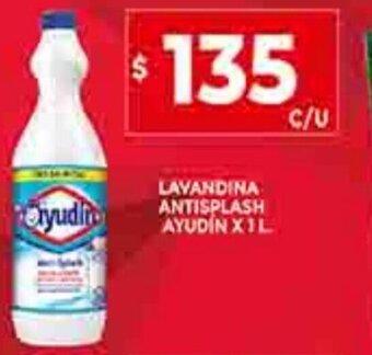 Supermercados DIA Lavandina Antispalsh Ayudín x 1L oferta