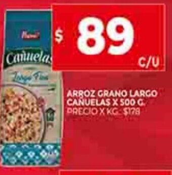 Supermercados DIA Arroz Grano Largo Canuealas x 500g oferta