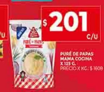 Supermercados DIA Puré de Papas Mama Cocina x 125g oferta