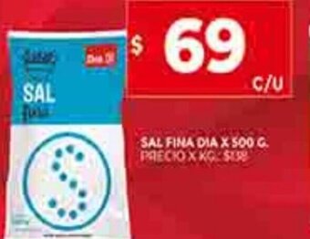 Supermercados DIA Sal Fina Dia x 500g oferta