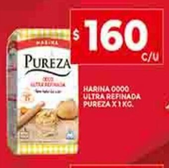 Supermercados DIA Harina 0000 Ultra Refinada Pureza x 1Kg oferta