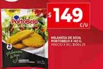 Supermercados DIA Milanesa De Soja Portobelo x 140g oferta