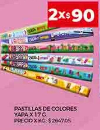 Supermercados DIA Pastillas de Colores Yapa x 17g oferta