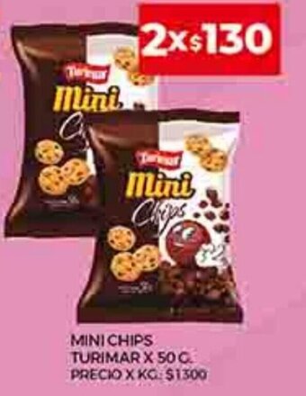 Supermercados DIA Mini Chips Turimar x 50g oferta