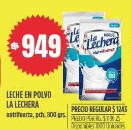 Supermercados Vea Leche en polvo la lechera oferta