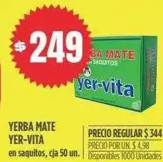 Supermercados Vea Yerba mate yer-vita oferta