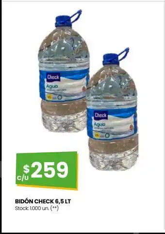 Punto Mayorista Bidón check 6,5 lt oferta