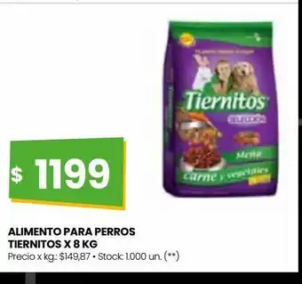 Punto Mayorista Alimento para perros tiernitos x 8 kg oferta