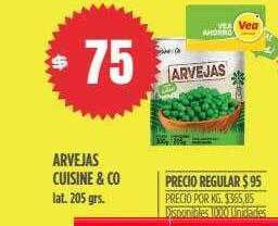 Supermercados Vea Arvejas cuisine & co oferta